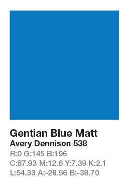 EG 538 Gentian Blue lesklá